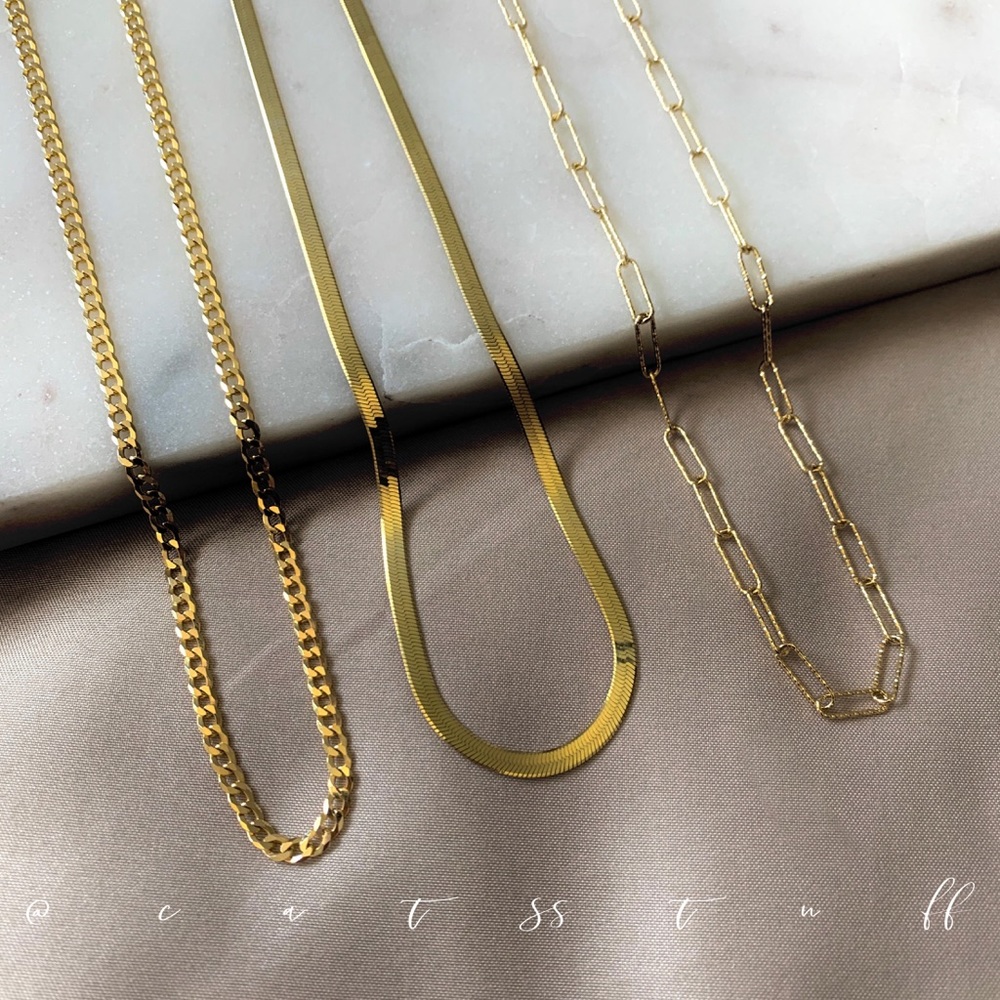 Miami Cuban Curb Chain Link Choker Necklace